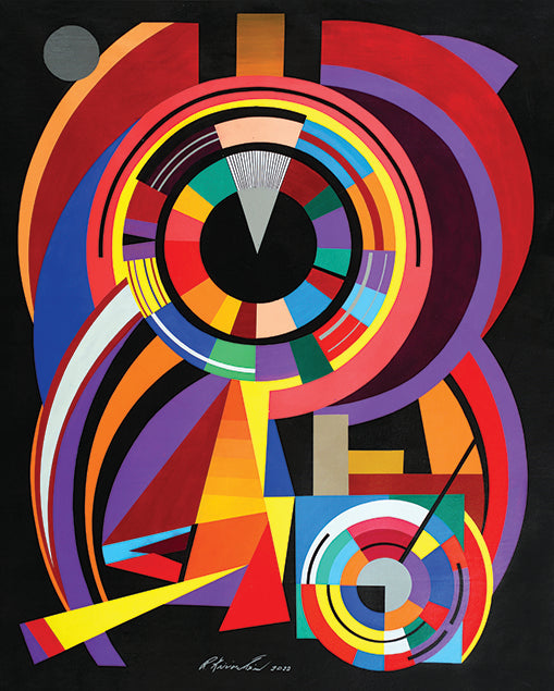 Big Wheel Turning | Museum Quality Fine Art Giclèe Canvas Print