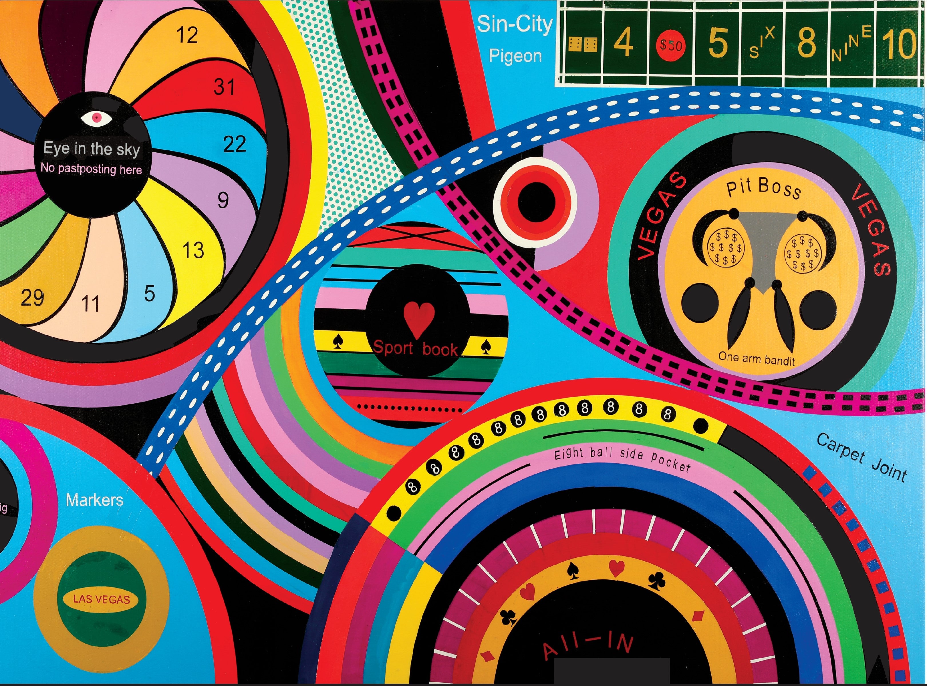 Vegas | Museum Quality Fine Art Giclèe Canvas Print