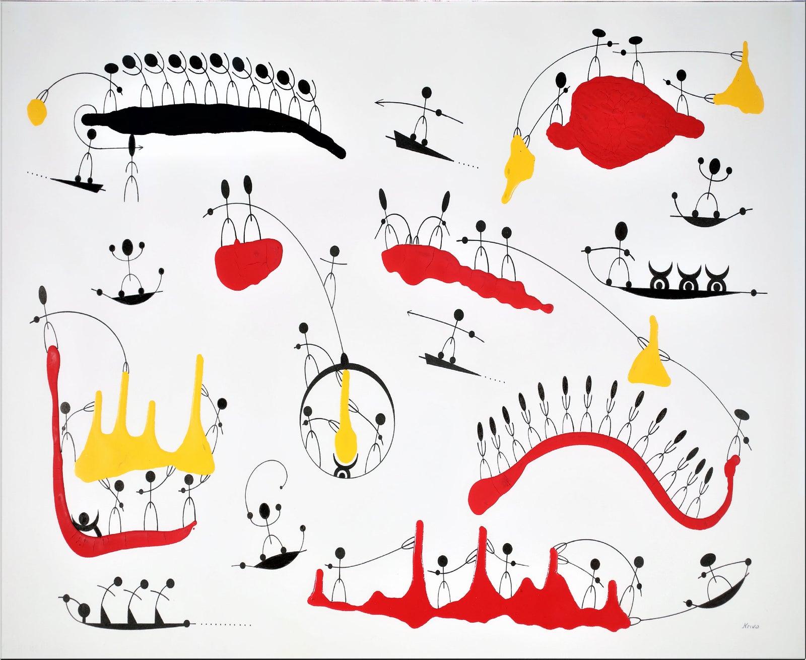 Men At Work | Acrylic On Canvas Original