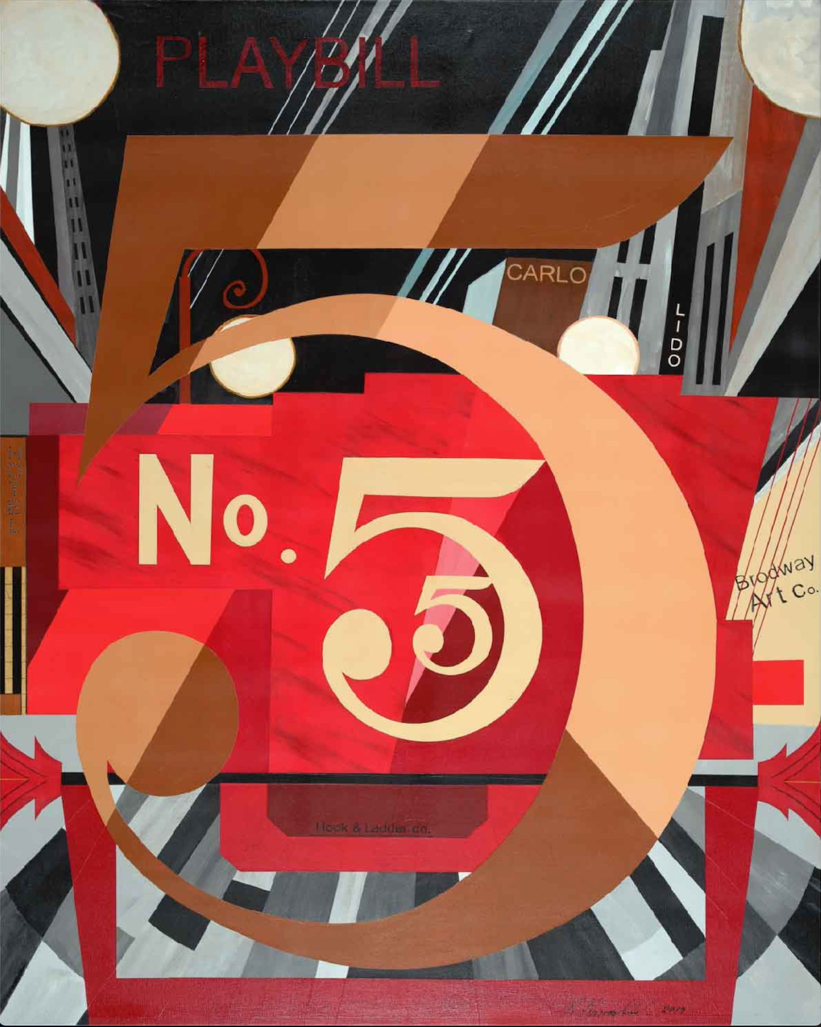 Broadway Engine No. 5 | Acrylic On Canvas Original